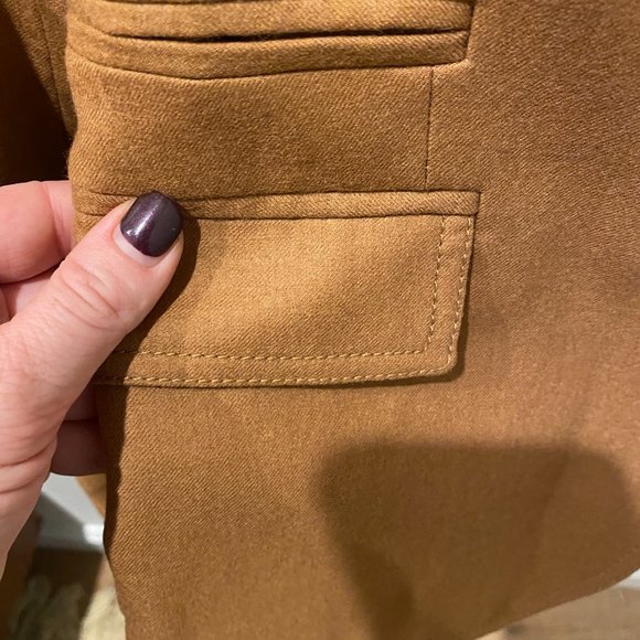 J Crew Schoolboy Camel Wool Double Gold Button Blazer - Picture 8 of 9